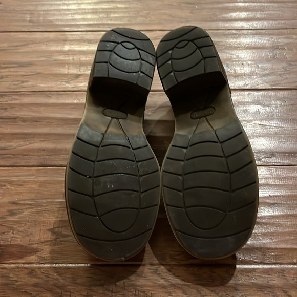 London Underground Chunky Y2K Loafer Women’s Size 9 Gray Suede Canvas Shie - Picture 6 of 8